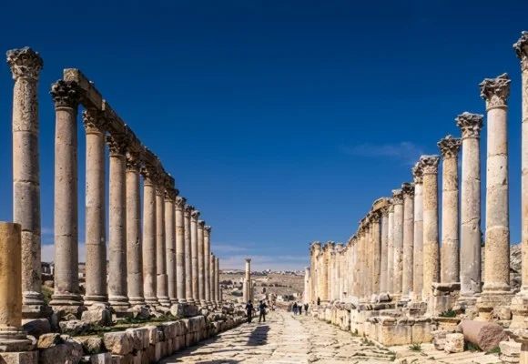Calle con columnata, Cardo Maximus