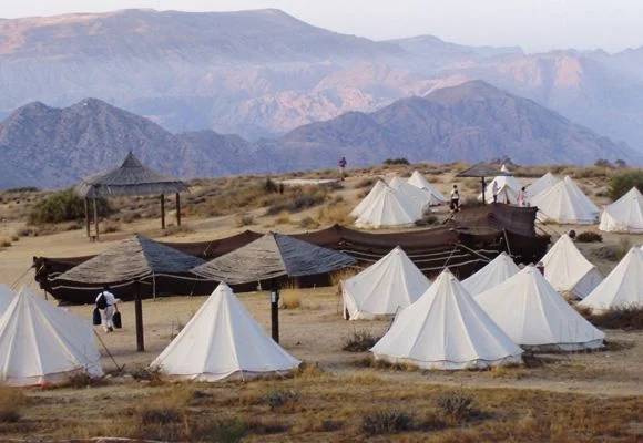 Sendero del camping de Rummana